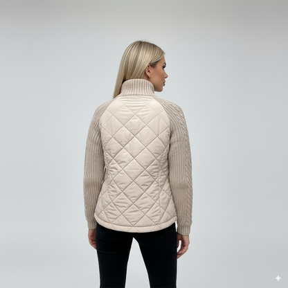 Élodie™ | Gebreide Patchwork Jas