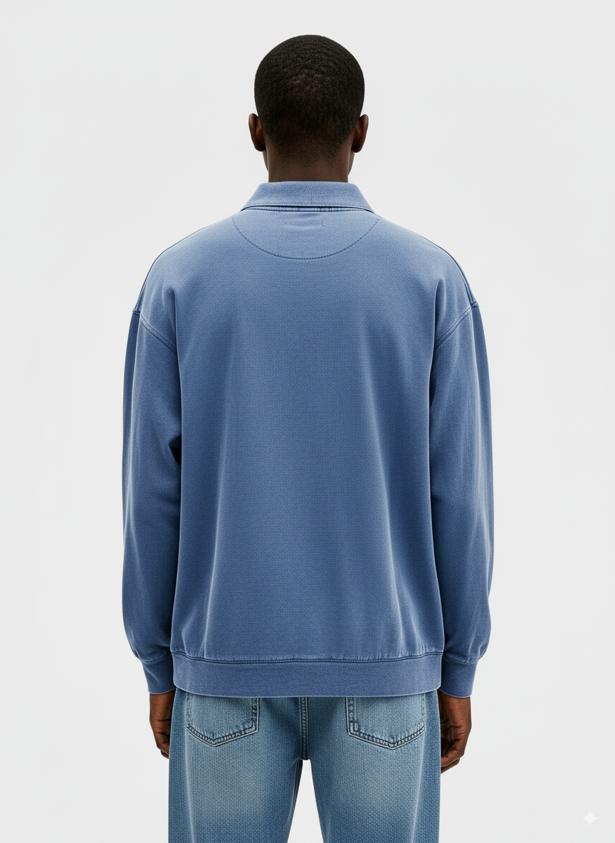 Enzo™ Herenpolo met lange mouwen