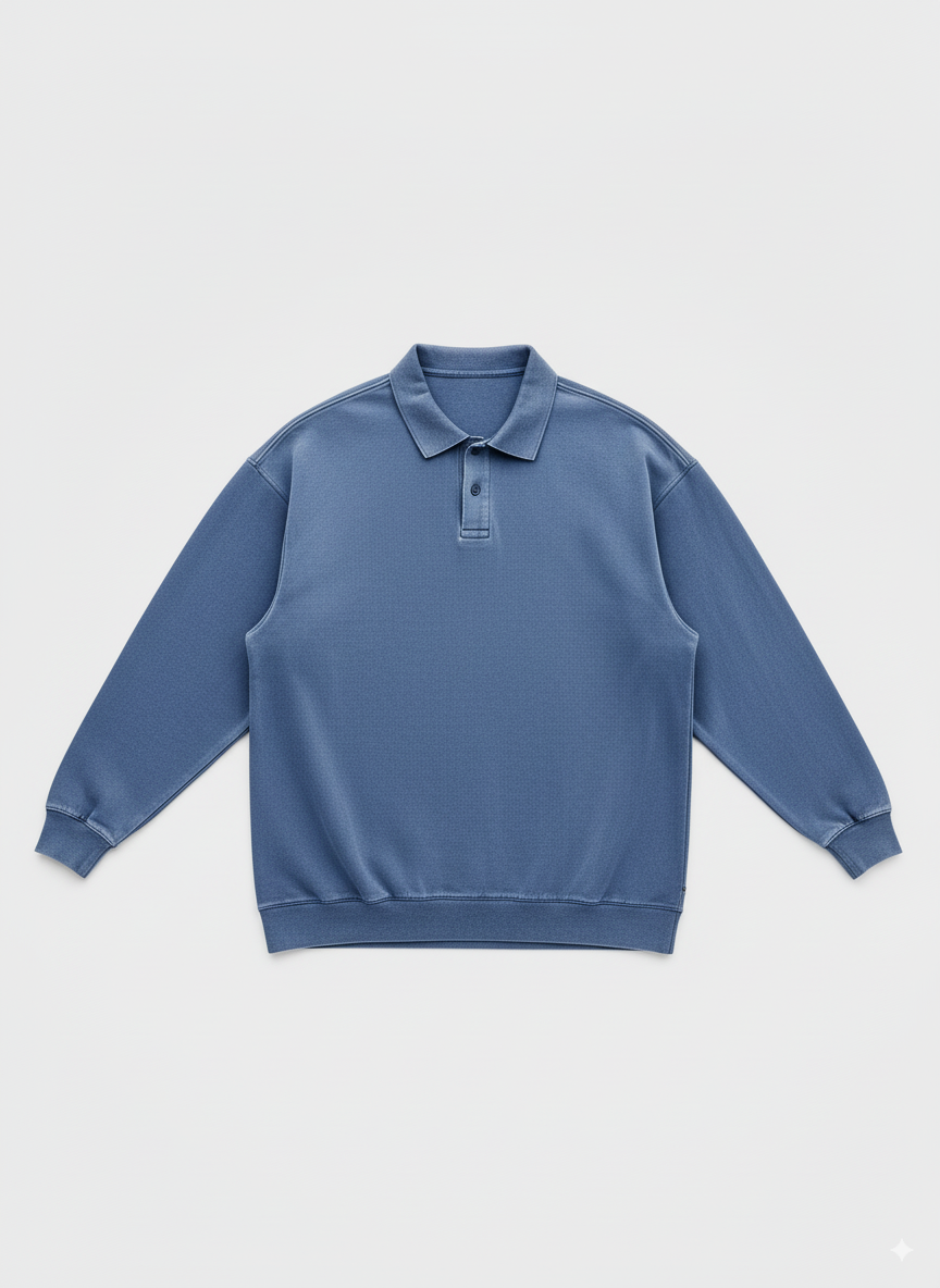 Enzo™ Herenpolo met lange mouwen