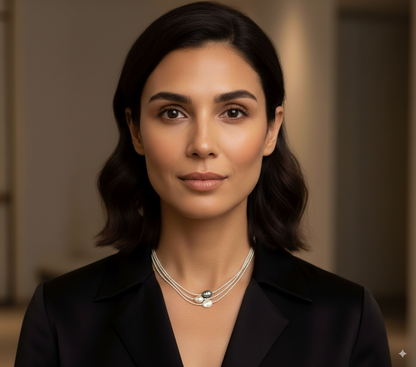 Noir et Blanc Necklace